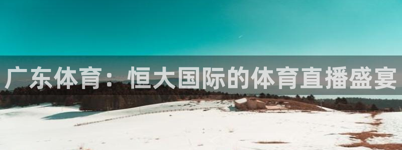 广东体育：恒大国际的体育直播盛宴